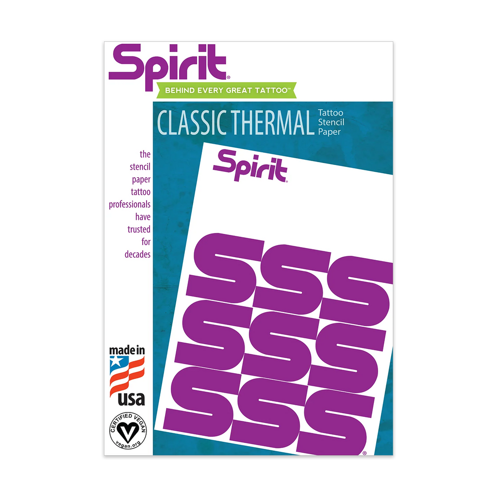 Spirit Original Tattoo Thermal Image Copier Paper 8" x 11” (100 Sheets)