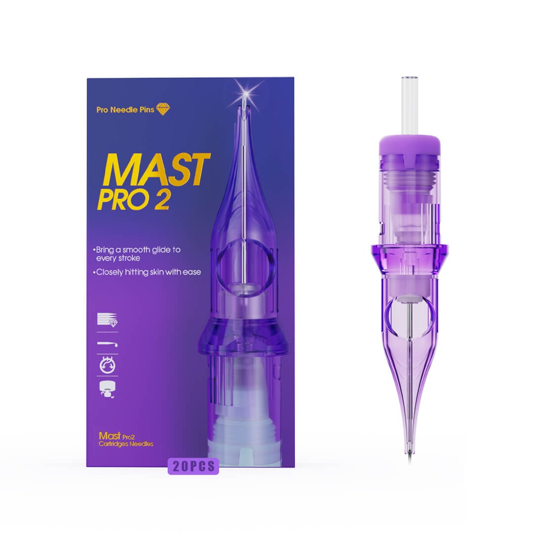 MAST Pro 2 Tattoo Cartridges Needles (Box of 20)